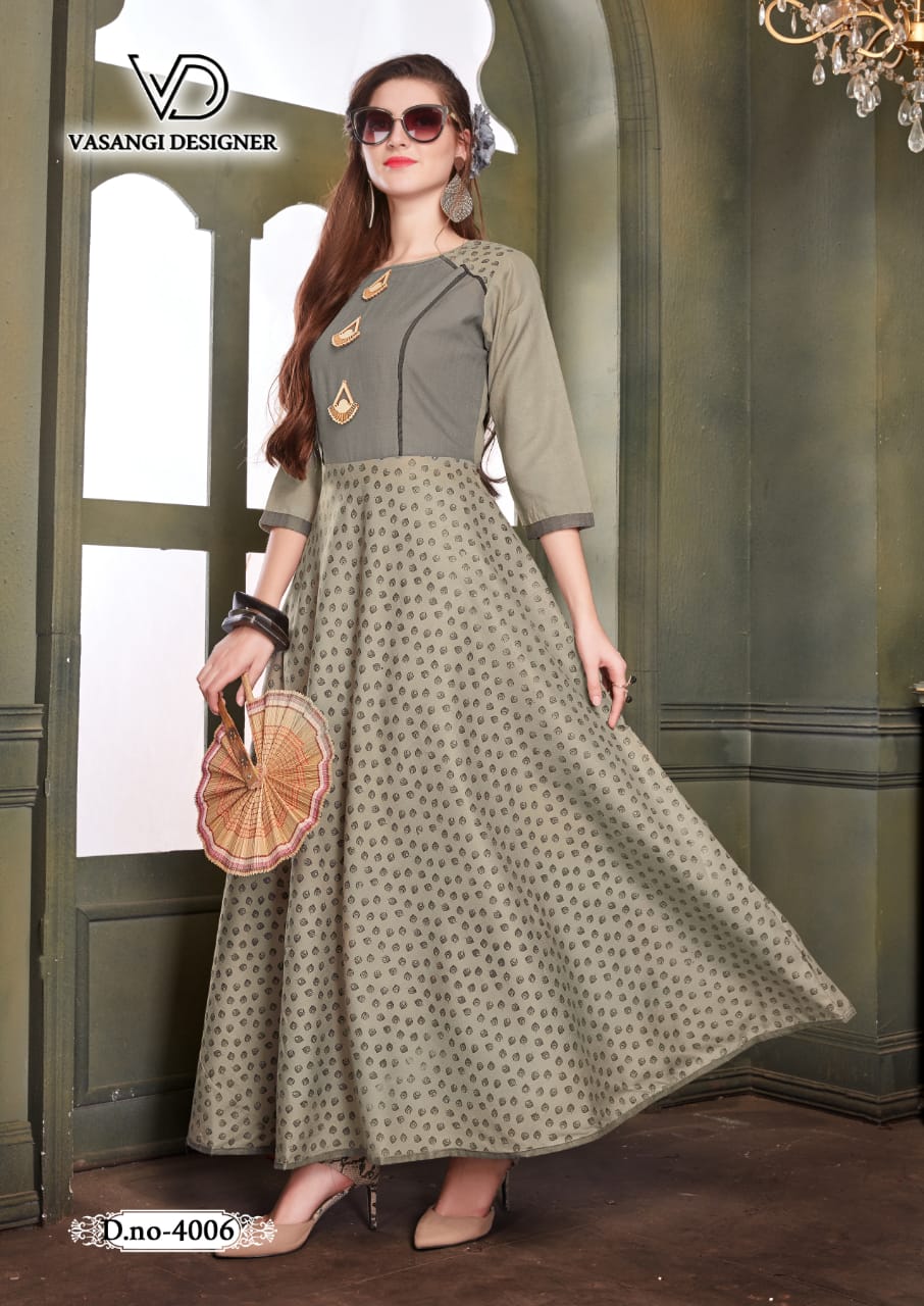 Rangat Vol-2 Vasangi Designer Rubby Slub Kurtis Rangat Vol-2 Vasangi Designer Rubby Slub Kurtis